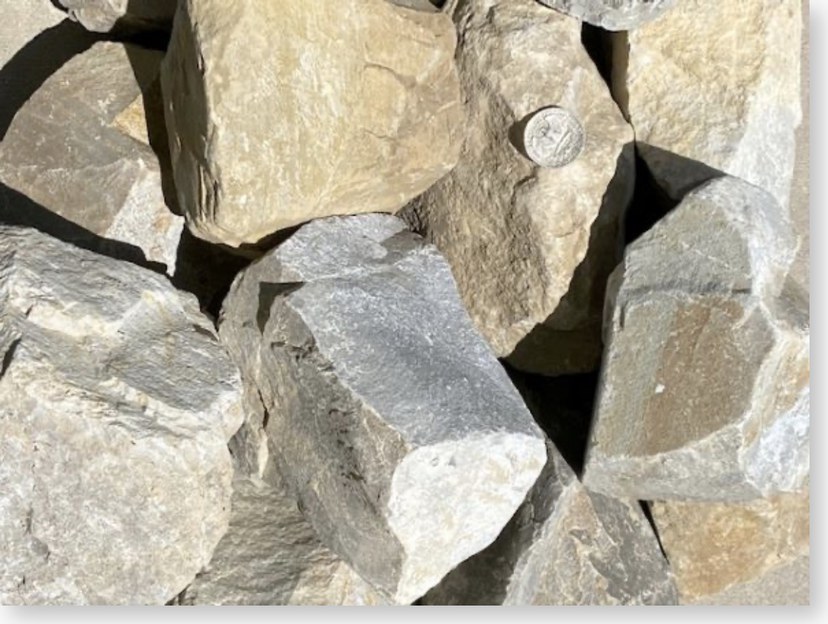 Desperado Trail Cobble, 4 to 6 inch, close up
