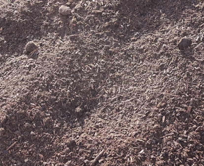 Soil Prep material held in a hand